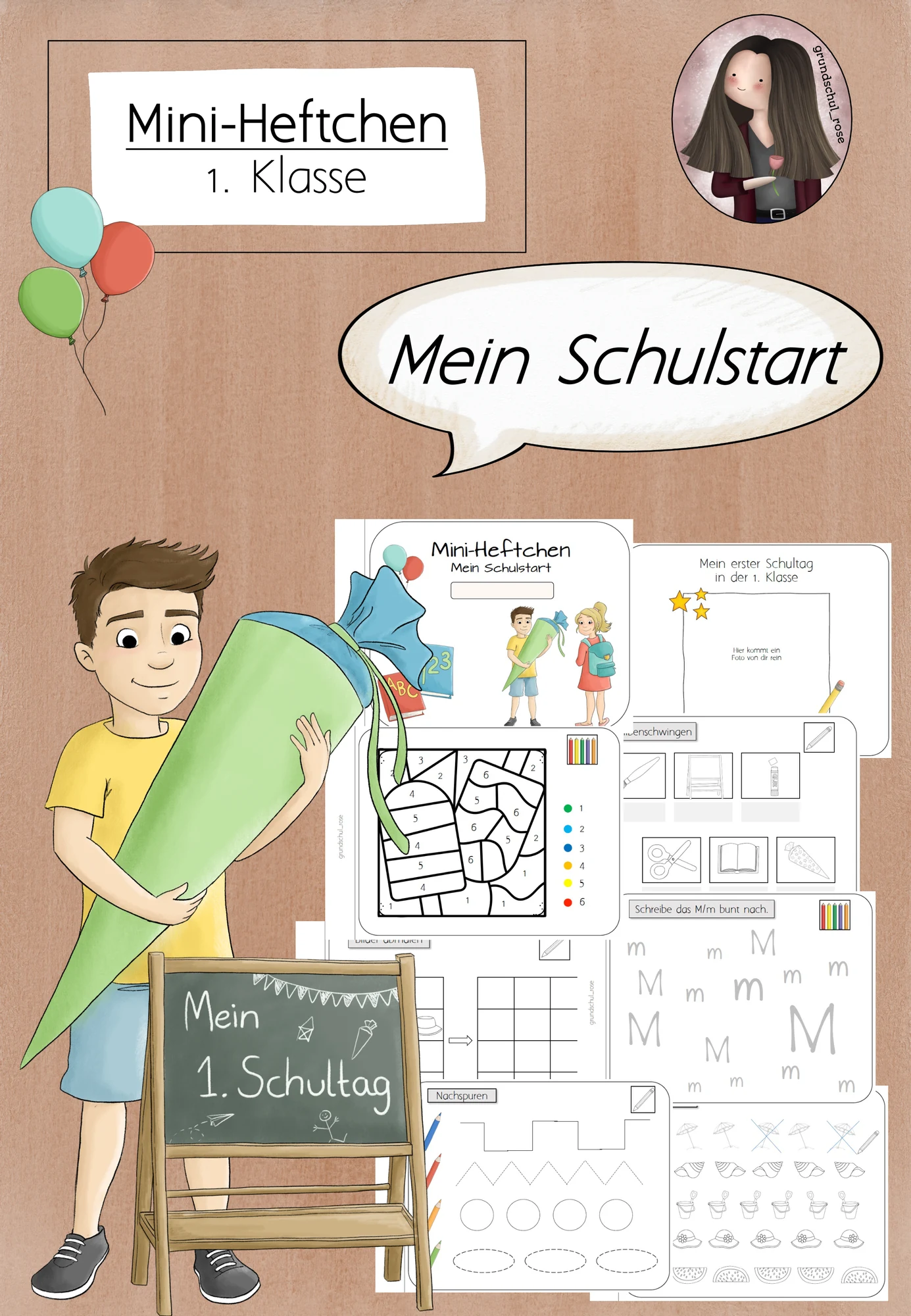 Mini-Heftchen „Mein Schulstart“