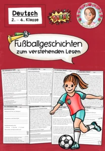 Fußball WM 2026: Leseverstehen Klasse 2-3