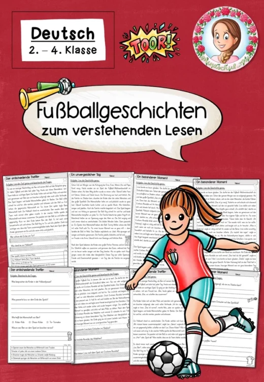 Fußball WM 2026: Leseverstehen für Klasse 2 bis 4