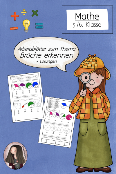 Arbeitsblatt „Brüche erkennen“ (5./6. Klasse) – 242098