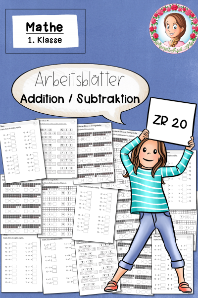 Arbeitsblätter Addition Subtraktion Klasse 1 ZR 20 – 743069