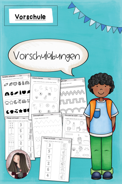 Arbeitsblätter Vorschule zum Schulstart – 615043
