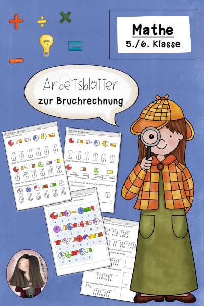 Arbeitsblätter zur Bruchrechnung ( 5. – 6. Klasse) – 581589