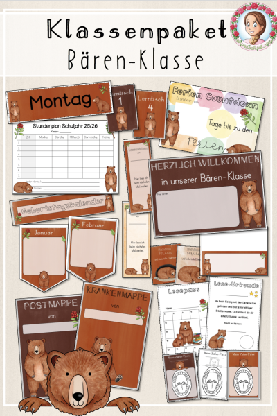 Klassenpaket: Bären-Klasse (Classroommanagement) – 1661322