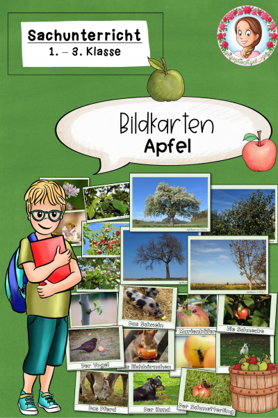 Bildkarten zum Apfel (1.-3. Klasse) – 1125720