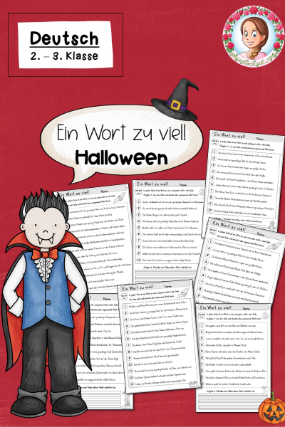 Ein Wort zu viel: Halloween (2.-3. Klasse) – 725649