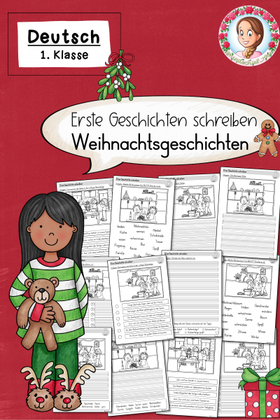 Erste Geschichten schreiben / 3 Weihnachtsgeschichten / Weihnachten (1. Klasse) – 989362