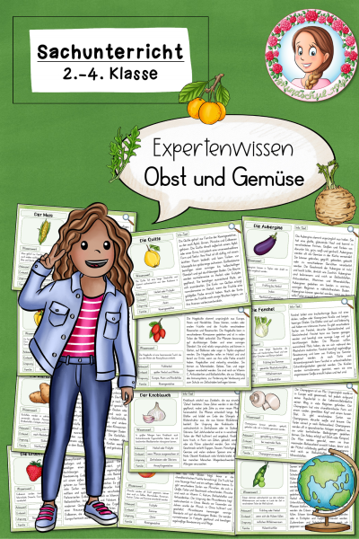 Expertenwissen zum Obst und Gemüse / Ernährung (2.-4. Klasse) – 957944