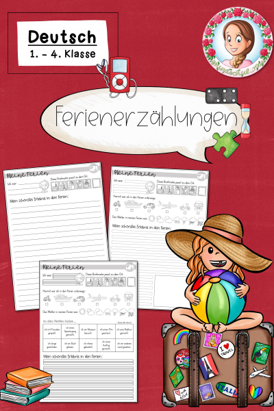 Ferienerzählung schreiben – Schreibanlass zum Schulstart (1.–4. Klasse) – 1316223
