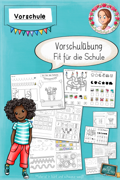 Fit für die Schule – Vorschulheft mit Übungen für Kita & Schulstart – 1559689