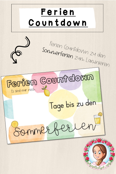 FREEBIE: Ferien Countdown zu den Sommerferien – 862995