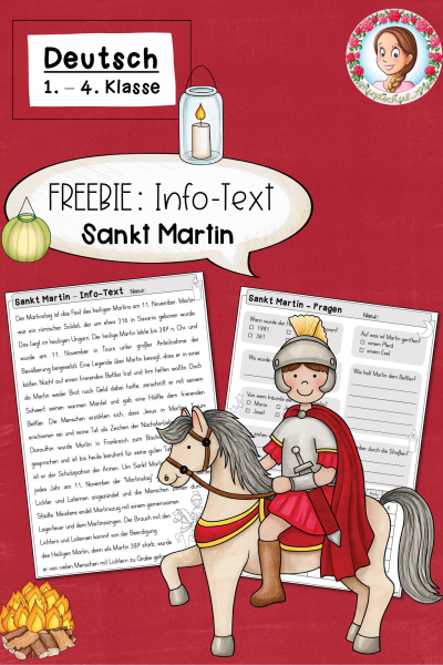 FREEBIE: Infotext zu Sankt Martin (1.-4. Klasse) – 729825