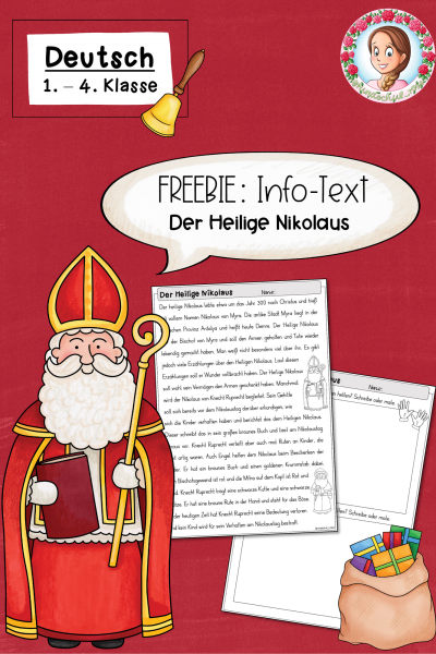 FREEBIE: Infotext zum Nikolaus (1.-4. Klasse) – 729984