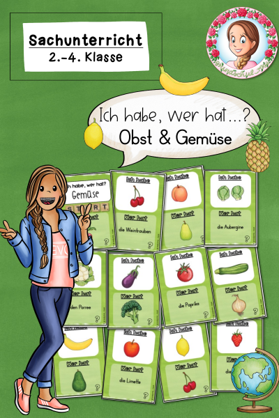 Gesunde Ernährung: Ich habe, wer hat-Spiel (2.-4. Klasse) – 1394789