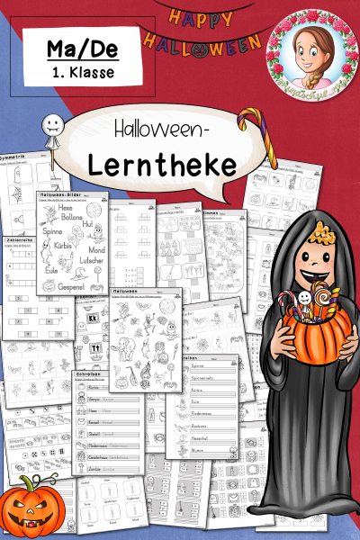 Halloween-Lerntheke (1. Klasse) – 722127