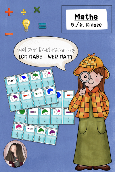 „Ich habe – wer hat?“-Spiel zur Bruchrechnung – 239818