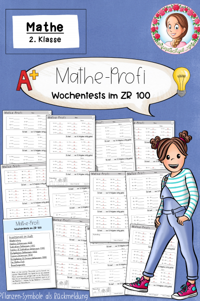 Kopfrechnen Klasse 2 Mathe-Profi ZR 100 in Wochentests – 1417101