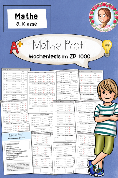 Kopfrechnen Klasse 3 ZR 1000 Mathe-Profi Wochentests – 1403759