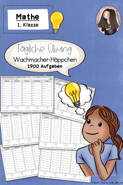 Kopfrechnen Klasse 1 ZR 20 Tägliche Übung – 532053