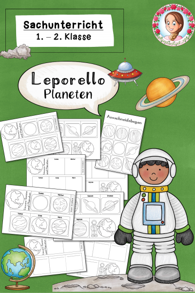 Leporello zu den Planeten (1.-2. Klasse) – 415785