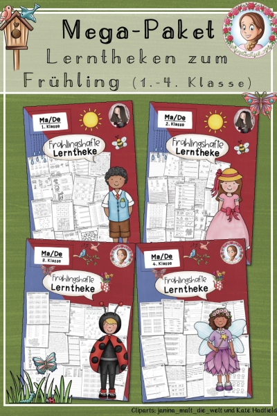 Lerntheke Frühling MEGA-Paket (1.-4. Klasse) – 831699