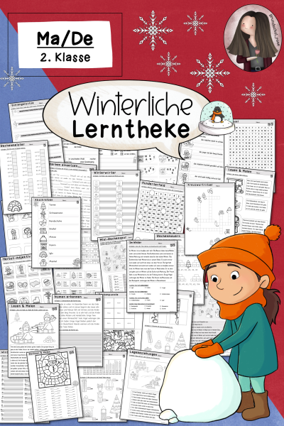 Lerntheke Winter (2. Klasse) Deutsch Mathematik – 508995