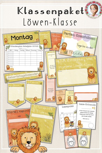 Klassenpaket: Löwen-Klasse (Classroommanagement) – 1659892