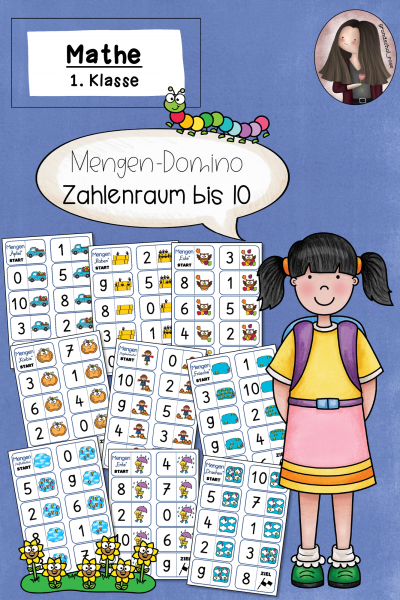 Mathematik: Domino-Spiel zur Mengenerfassung (Klasse 1) – 680331