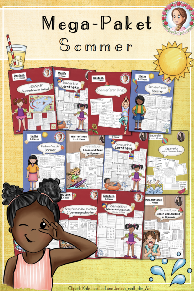MEGA-Paket Sommer Deutsch Mathematik – 375413