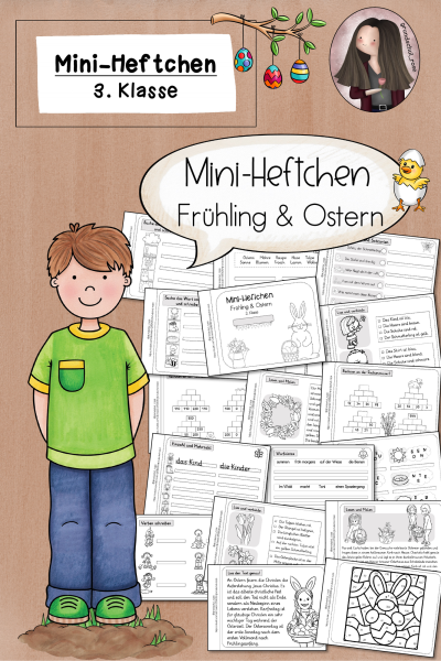 Mini-Heft Frühling & Ostern Klasse 3 – 574339