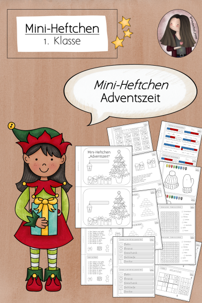 Mini-Heftchen für die Adventszeit (1. Klasse) – 245764