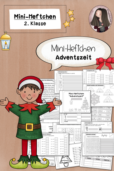 Mini-Heftchen für die Adventszeit (2. Klasse) – 477048