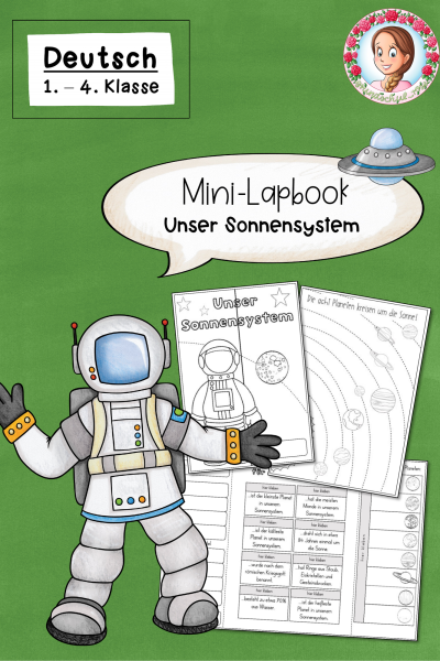 Mini-Lapbook „Unser Sonnensystem“ / Planeten (1.-4. Klasse) – 1113771