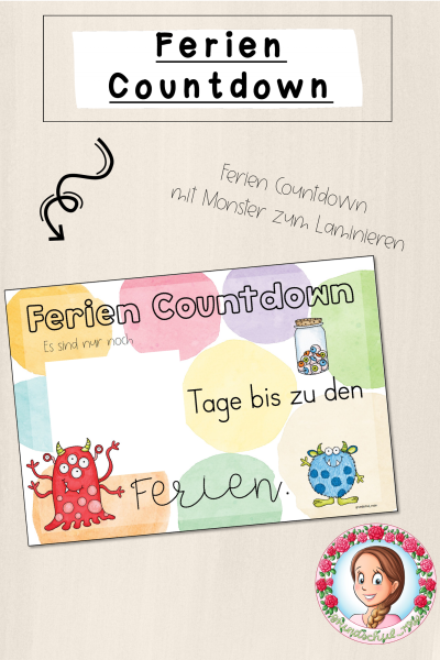 Monster-Klasse: Ferien Countdown (Classroommanagement) – 891288