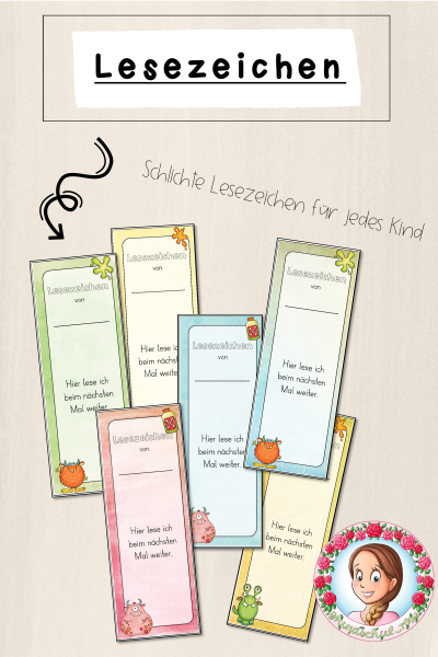 Monster-Klasse: Lesezeichen (Classroommanagement) – 891283