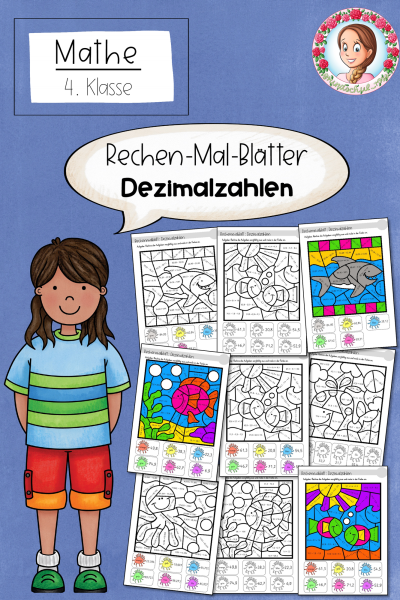 Rechenmalblätter Dezimalzahlen Klasse 5/6 – 1485611