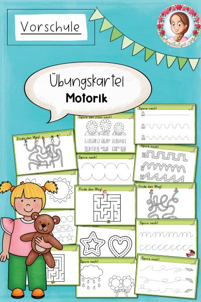 Übungskartei für die Vorschule: Motorik Kita – 1269629