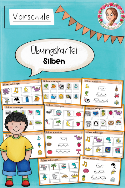 Übungskartei für die Vorschule: Silben (Kita und Vorschule) – 1269631