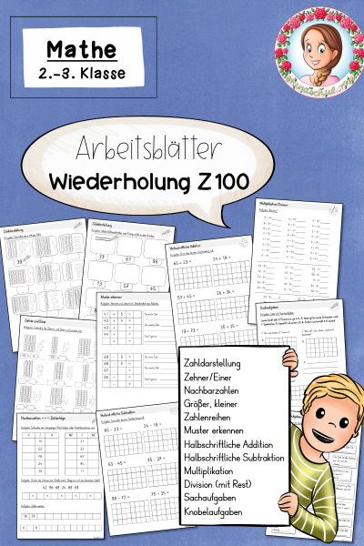 Wiederholung Klasse 2 ZR 100 Mathematik – 1292493