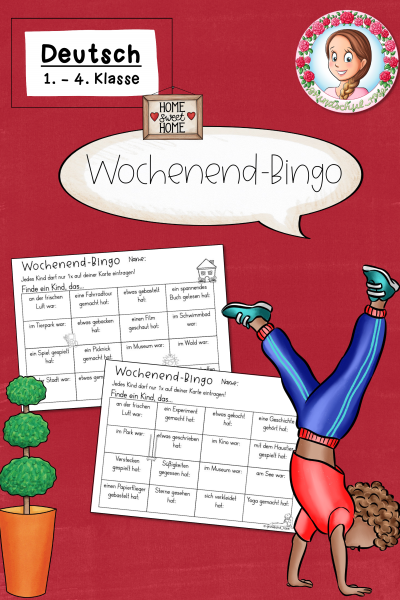 Wochenend-Bingo (1.-4. Klasse) – 1211861