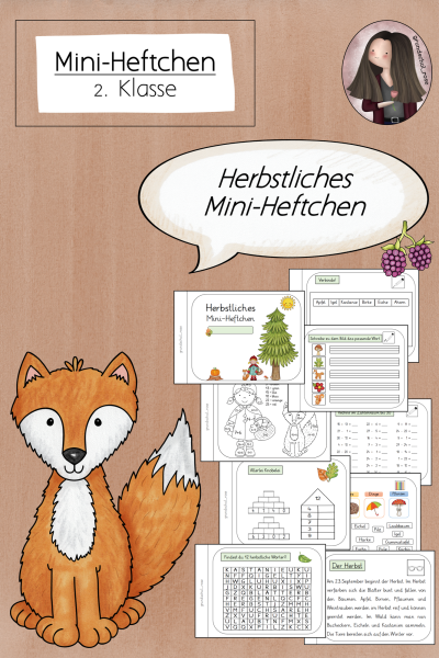 Herbstliches Mini-Heftchen (2. Klasse) – 84603
