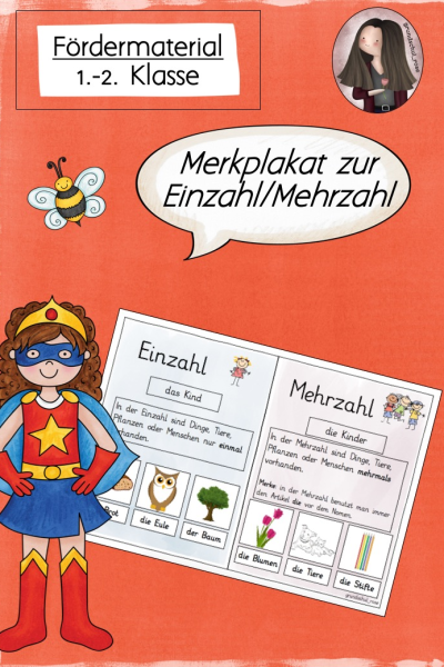 FREEBIE: Merkplakat zur Einzahl & Mehrzahl – 80564