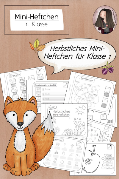 Herbstliches Mini-Heft Klasse 1 – 215523