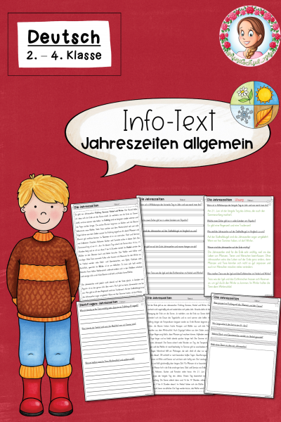 Infotext: Das Jahr / Jahreszeiten allgemein (2.-4. Klasse) – 1675681
