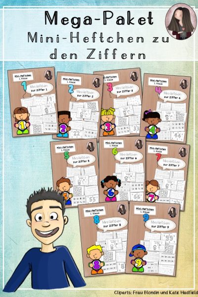 Mega-Paket: Mini-Heftchen zu den Ziffern/Zahlen – 668283