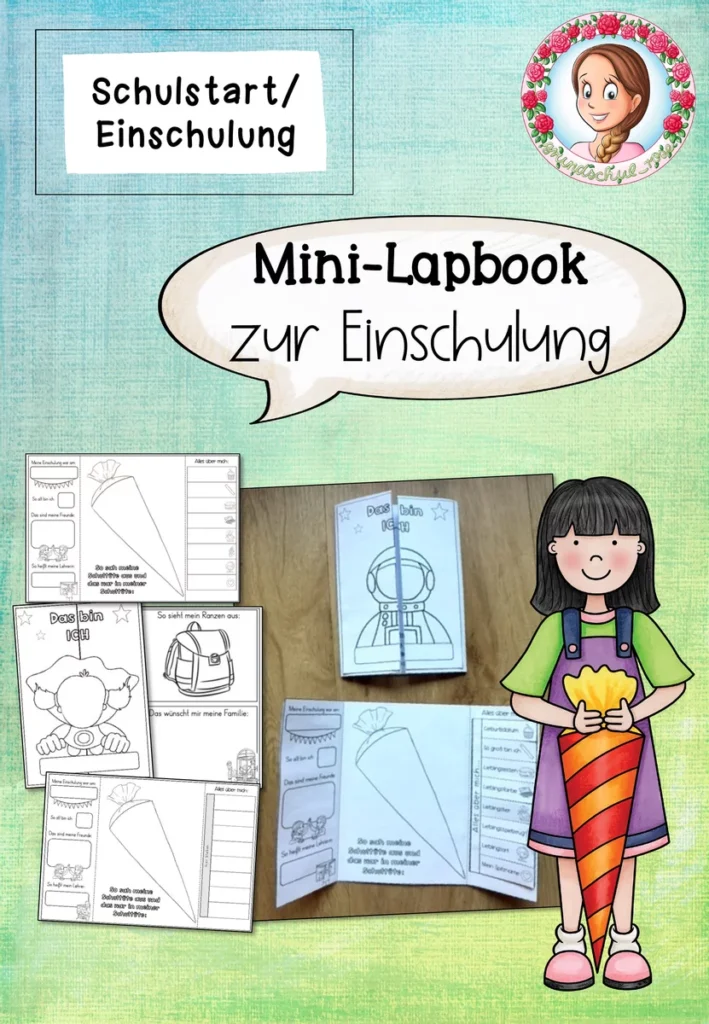 Mini-Lapbook Einschulung Klasse 1 | Schulstart