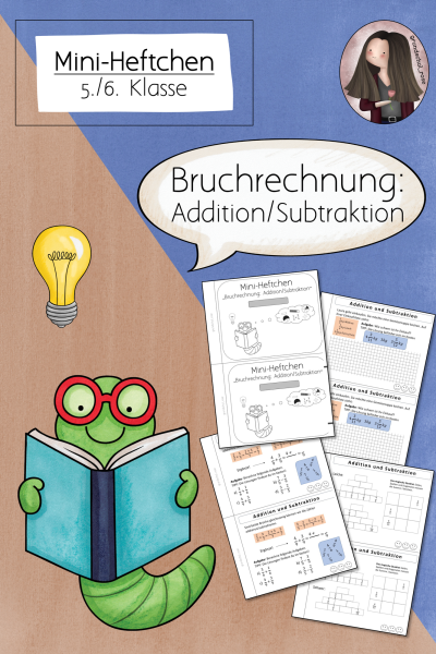 Mini-Heftchen Bruchrechnung (5./6. Klasse – Sub./Add.) (234632)