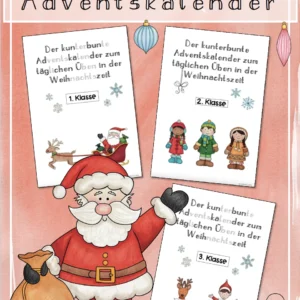 MEGA-Paket Adventskalender (1.–3. Klasse) – Weihnachten | Deutsch & Mathematik im Advent