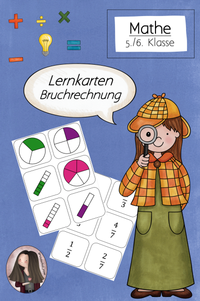 FREEBIE: Lernkarten für die Bruchrechnung (5./6. Klasse) (234960)