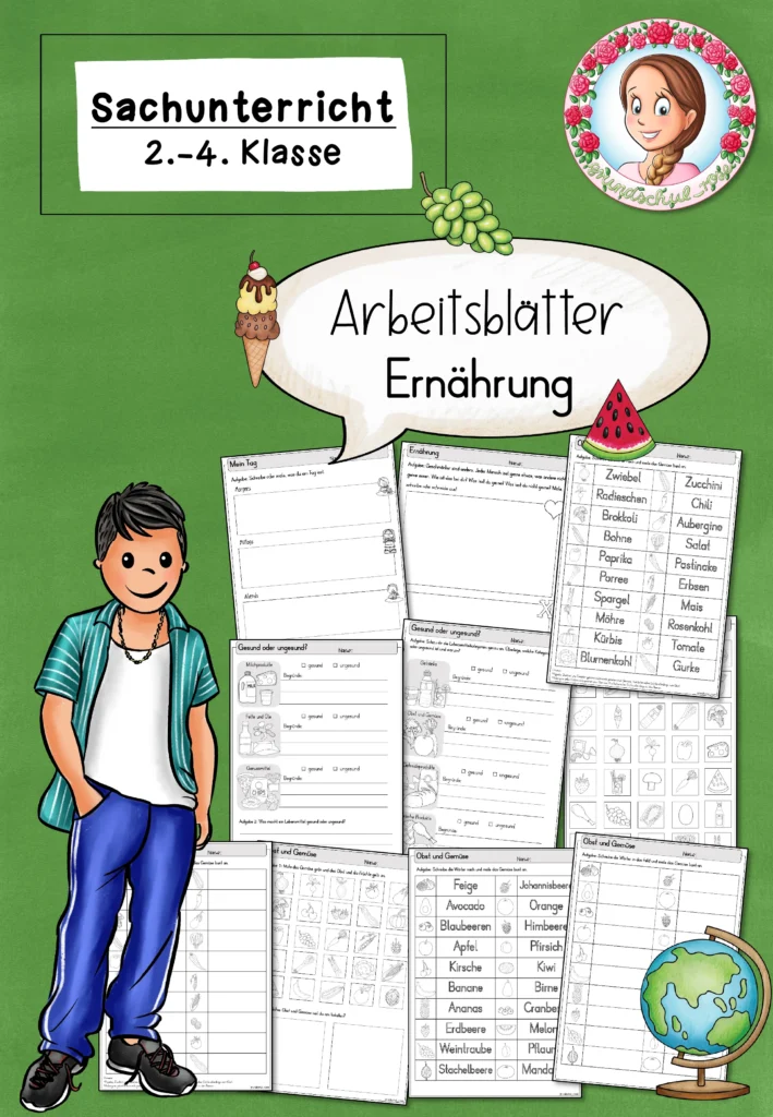 Arbeitsblätter zur Ernährung Cover